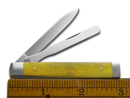W.R. Case XX Knives Baby Doc Yellow Bone 12522 Stainless 1/500 Pocket Knife