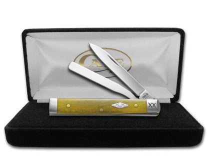 W.R. Case XX Knives Baby Doc Yellow Bone 12522 Stainless 1/500 Pocket Knife