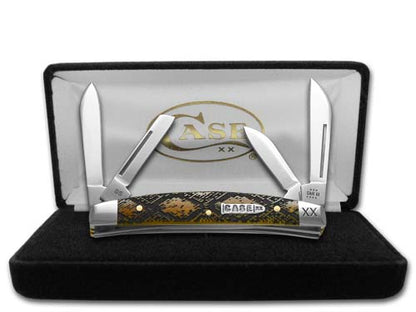 W.R. Case XX Knives Small Congress Bone Snake Skin Stainless Steel 1/500 Pocket Knife 12534SS