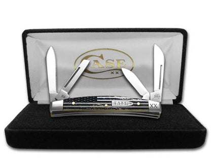 W.R. Case XX Knives Small Congress Natural Bone US Flag Stainless Steel 1/500 Pocket Knife 12535USF