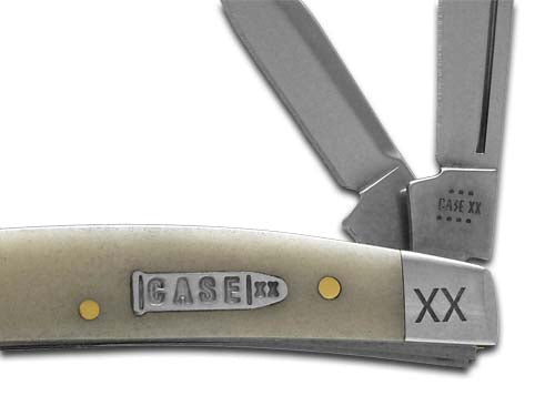 W.R. Case XX Knives Small Congress Natural Bone Stainless Steel 1/500 Pocket Knife 12535