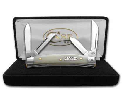 W.R. Case XX Knives Small Congress Natural Bone Stainless Steel 1/500 Pocket Knife 12535