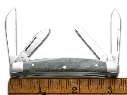 W.R. Case XX Knives Small Congress Gray Bone Stainless Steel 1/500 Pocket Knife 12536