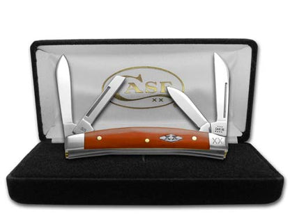 W.R. Case XX Knives Small Congress Red Bone Stainless Steel 1/500 Pocket Knife 12537