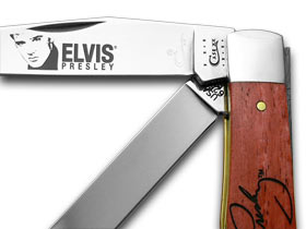 W.R. Case XX Knives Old Red Bone Elvis Presley Trapper Pocket Knife 17504