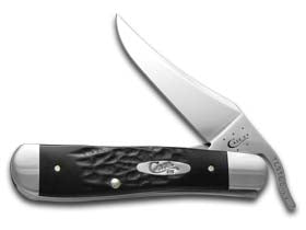 Case XX™ Knives Russlock Rough Black Delrin Series Stainless Pocket Knife 18224