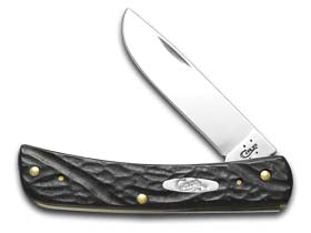 Case XX™ Knives Sodbuster Jr Rough Black Delrin Stainless Pocket Knife 18229