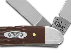 W.R. Case XX Knives Jigged Brown Delrin Medium Stockman Stainless Pocket Knife 00217