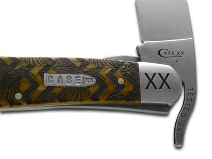 W.R. Case XX Knives Hummingbird Antique Bone Russlock 1/500 Stainless Pocket Knife CA21965 HBS