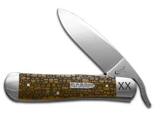 W.R. Case XX Knives Stone Wall Antique Bone Russlock 1/500 Stainless Pocket Knife CA21965 SWALL