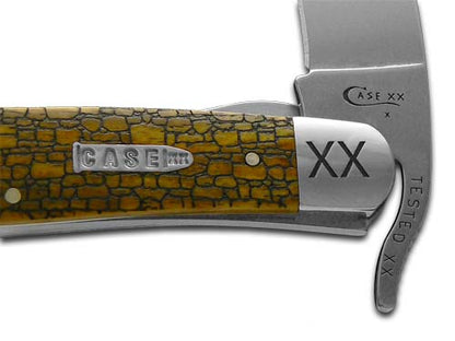 W.R. Case XX Knives Stone Wall Antique Bone Russlock 1/500 Stainless Pocket Knife CA21965 SWALL