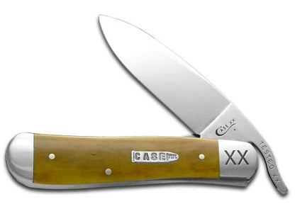 W.R. Case XX Knives Smooth Antique Bone Russlock 1/500 Stainless Pocket Knife 21965