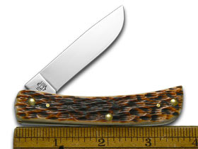 Case XX™ Knives Sodbuster Jr. Jigged Amber Bone Stainless Pocket Knife 00245