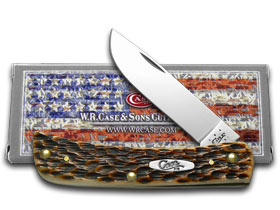 Case XX™ Knives Sodbuster Jr. Jigged Amber Bone Stainless Pocket Knife 00245