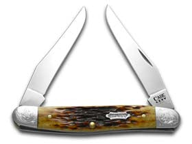 W.R. Case XX Knives Engraved 125th Ann. Jigged Antique Bone Muskrat 1/500 Stainless Pocket Knife 26604/E