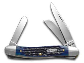 Case XX™ Knives Medium Stockman Rogers Corn Cob Jigged Blue Bone Stainless 02801