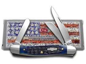 Case XX™ Knives Medium Stockman Rogers Corn Cob Jigged Blue Bone Stainless 02801