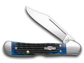 Case XX™ Knives Mini Copperlock Rogers Corn Cob Jigged Blue Bone Stainless 02864