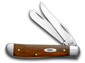 Case XX™ Knives Mini Trapper Smooth Chestnut Bone Stainless Pocket Knife 28700