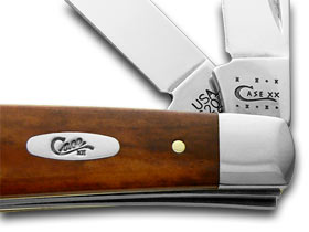 Case XX™ Knives Mini Trapper Smooth Chestnut Bone Stainless Pocket Knife 28700