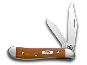 W.R. Case XX Knives Smooth Chestnut Bone Peanut Pocket Knife 28702
