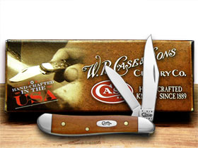 Case XX™ Knives Peanut Smooth Chestnut Bone Handle Stainless Pocket Knife 28702