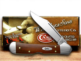 Case XX™ Knives Mini Copperlock Smooth Chestnut Bone Stainless Pocket Knife 28704