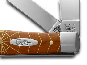 W.R. Case XX Knives Chestnut Bone Spider Web 1/500 Pocket Knife 28707 SW
