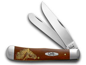 W.R. Case XX Knives Chestnut Bone Wild Mustang 1/500 Pocket Knife 28707 WM