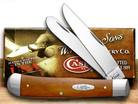 Case XX™ Knives Trapper Smooth Chestnut Bone Handle Stainless Pocket Knife 28707