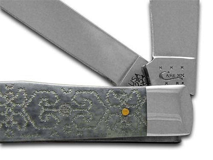 Case XX™ Knives Trapper Geometric Embellished Gray Bone Stainless Pocket Knife 31930