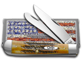 W.R. Case XX Knives Trapper - Genuine 6.5 Bone Stag Pocket Knife 03573
