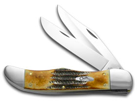 Case XX™ Knives Folding Hunter Genuine 6.5 Bone Stag Stainless Pocket Knife 03574