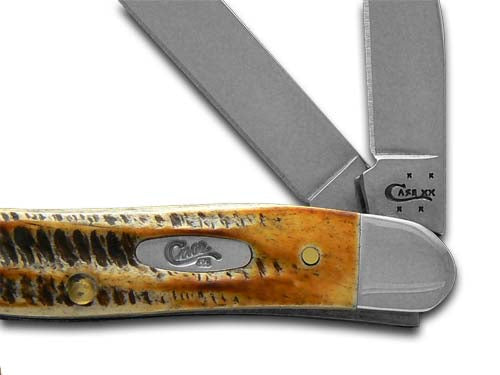 Case XX™ Knives Medium Stockman 6.5 Bone Stag Handle Stainless Pocket Knife 03578