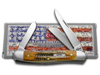 Case XX™ Knives Medium Stockman 6.5 Bone Stag Handle Stainless Pocket Knife 03578