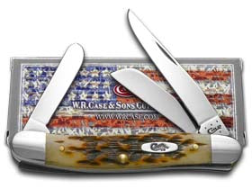 Case XX™ Knives Medium Stockman Jigged Amber Bone Stainless Pocket Knife 00042