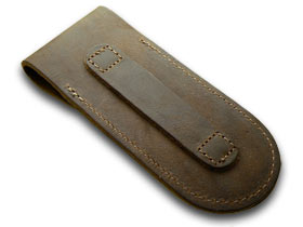 W.R. Case & Sons Cutlery Co.™ 40003 Knife Soft Brown Leather Belt Sheath