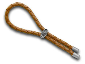 W.R. Case & Sons Cutlery Co.™ 50124 Knife Brown, Braided Leather Lanyard