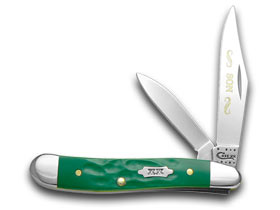 W.R. Case XX Knives Rough Green Son 1/500 Peanut Pocket Knife 50470 S