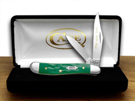W.R. Case XX Knives Rough Green Son 1/500 Peanut Pocket Knife 50470 S