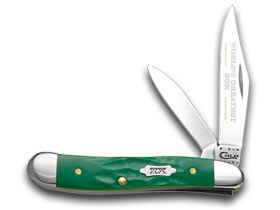W.R. Case XX Knives Rough Green World's Greatest Son 1/500 Peanut Pocket Knife 50470 WGS
