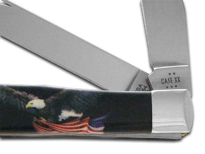 W.R. Case XX Knives Trapper Harley-Davidson Black Synthetic 52277 Stainless Pocket Knife