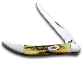 W.R. Case XX Knives Genuine Sambar Stag Tiny Toothpick Pocket Knife 05532