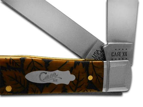 W.R. Case XX Knives Wildlife Series Bear Antique Bone Trapper 1/500 58182BEAR Stainless Pocket Knife