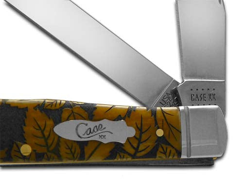 W.R. Case XX Knives Wildlife Series Deer Antique Bone Trapper 1/500 Stainless Pocket Knife CA58182 DEER