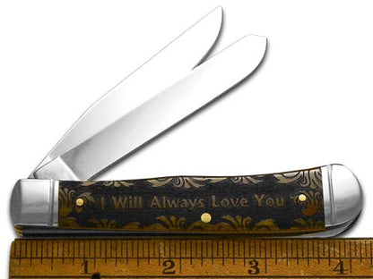 W.R. Case XX Knives Father and Daughter Antique Bone Trapper 1/500 Stainless Pocket Knife CA58182 FD