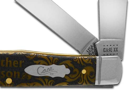 W.R. Case XX Knives Grandfather and Grandson Antique Bone Trapper 1/500 Stainless Pocket Knife CA58182 GFGS