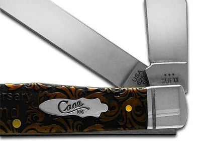 W.R. Case XX Knives Trapper Antique Bone Happy Anniversary Husband Stainless Pocket Knife 58182HAH