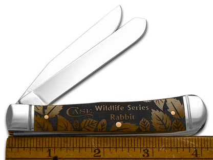 W.R. Case XX Knives Rabbit Wildlife Series Antique Bone Trapper 1/500 Stainless Pocket Knife 58182 RABBIT