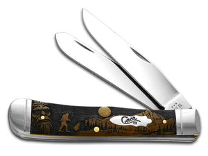 W.R. Case XX Knives Trapper Sasquatch Antique Bone Stainless Pocket Knife 58182SQH